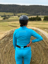 Equestrian Collective Honeycomb Technical Tights - Skydive