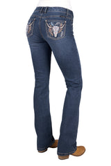 Pure Western Women's Bec Boot Cut - 34"