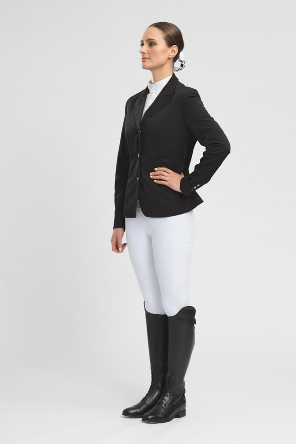Equestrian Collective Competition Honeycomb Technical Tights - White