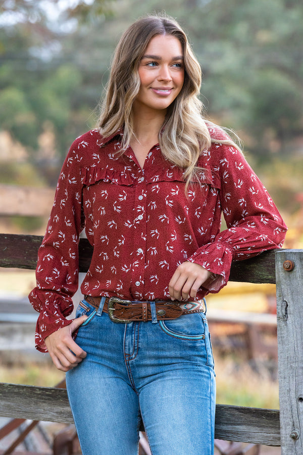 Pure Western Women's Nylah LS Shirt