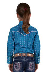 Pure Western Girls Tomeka LS Western Shirt