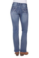 Pure Western Women's Steer Boot Cut Jean 32" Leg