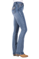 Pure Western Women's Nina High Waisted Boot Cut Jean 34” Leg