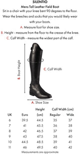 Premier Equine Silentio Mens Tall Leather Field Boot