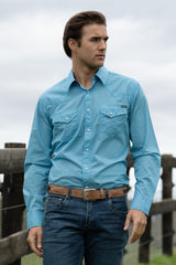 Pure Western Roy Print Western Long Sleeve Shirt