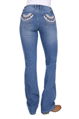 Pure Western Women's Pat Relaxed Rider Jean - 36"