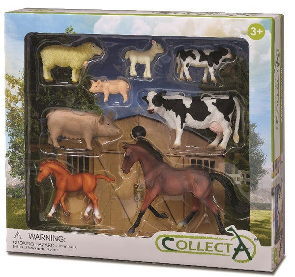 CollectA 8 pcs Farm Life Boxed Set