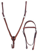 Double Hill Refined Western Headstall & Breastplate Set