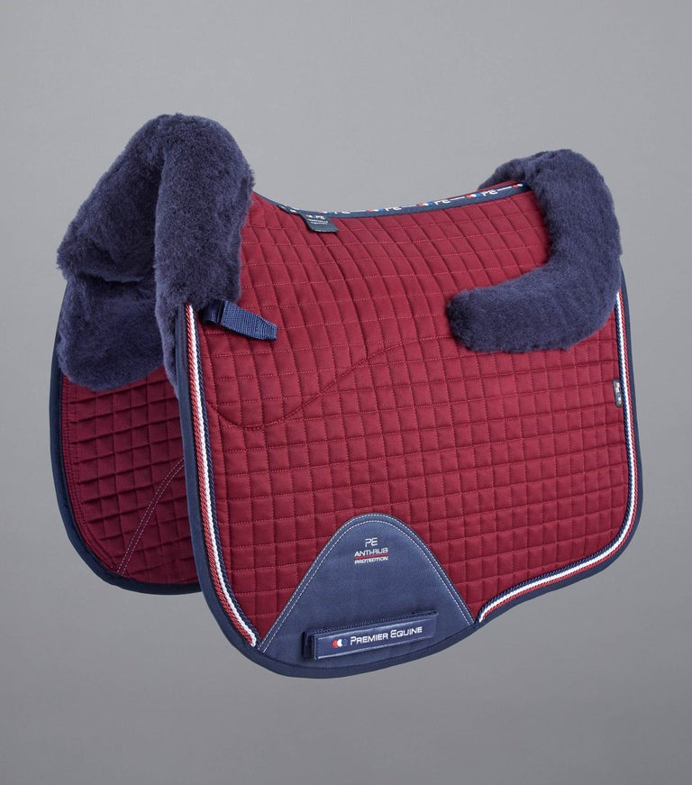 Premier Equine Close Contact Merino Wool European Saddle Pad - Dressage Square