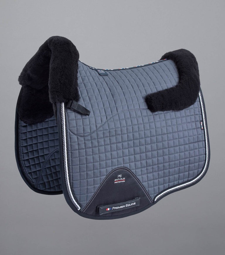 Premier Equine Close Contact Merino Wool European Saddle Pad - Dressage Square