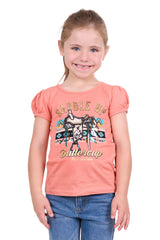 PURE WESTERN GIRL’S CANDICE SHORT SLEEVE TEE