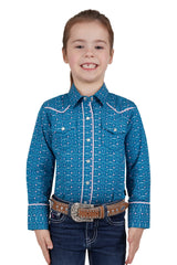 Pure Western Girls Tomeka LS Western Shirt