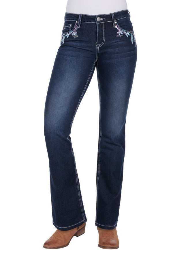 Pure Western Madison Boot Cut Jean - 32"