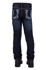 Pure Western Girl's Madison Slim Leg Jean