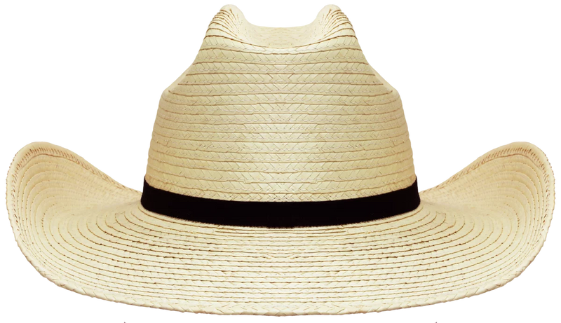 Sunbody Hat - Kids Cattleman Palm Leaf Hat - Natural