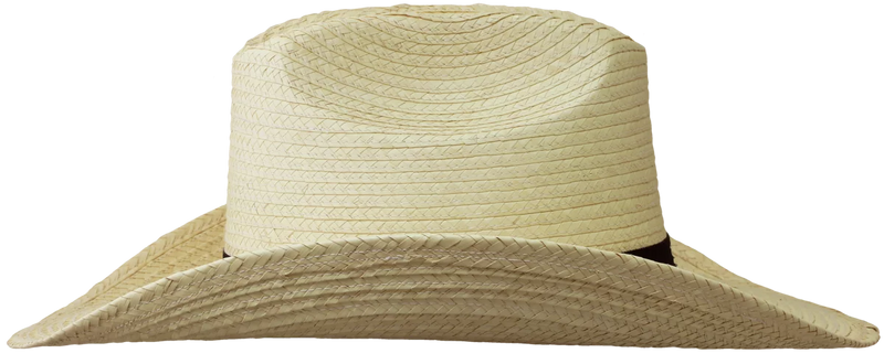 Sunbody Hat - Kids Cattleman Palm Leaf Hat - Natural
