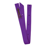 Purple western saddle latigo tie strap