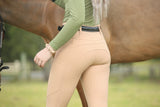 Equestrian Collective Honeycomb Competition Tights - Sandstone - Adults