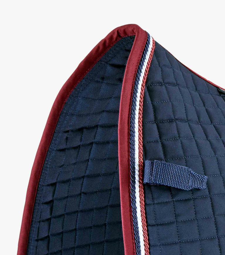 Premier Equine Close Contact European Cotton Saddle Pad - Dressage Square