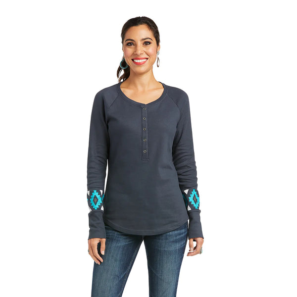Ariat REAL Basic Henley Top