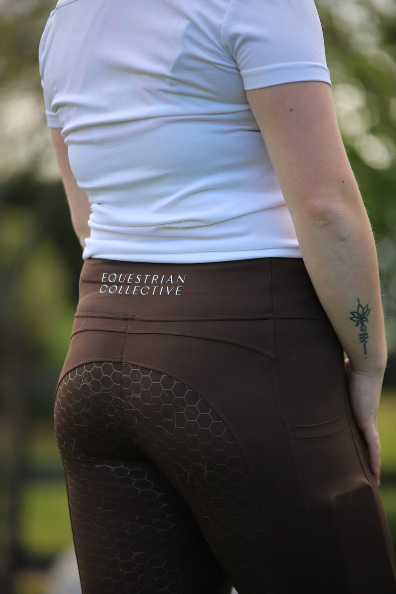 Equestrian Collective Honeycomb Technical Tights - Adults