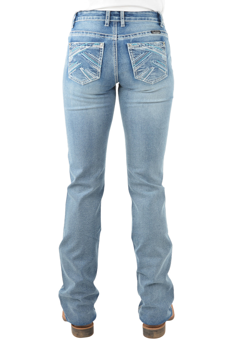 Pure Western Criss Cross Relaxed Rider Jean - 36"