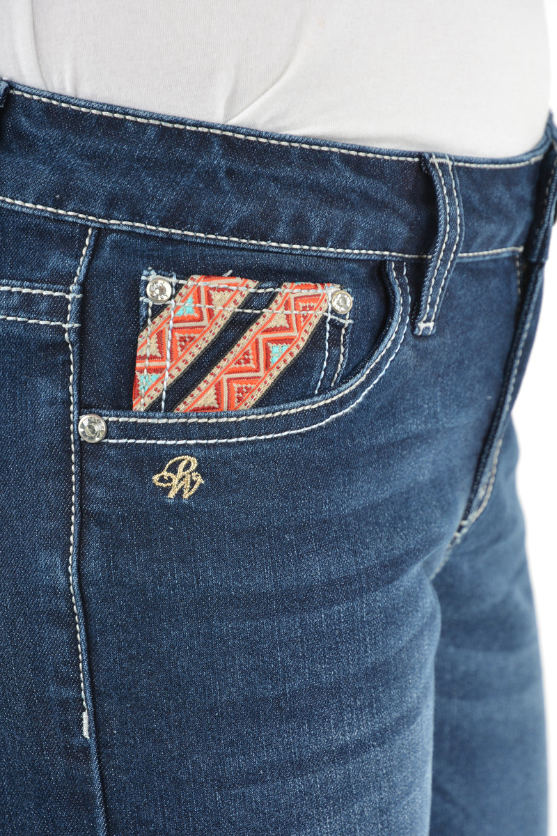 Pure Western Aztex Boot Cut Jean - 34"