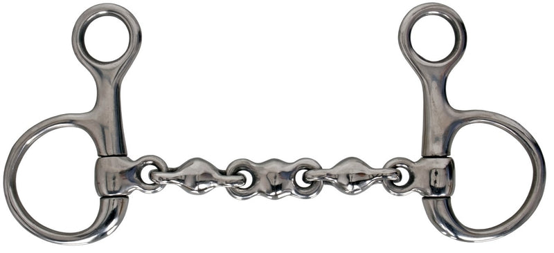 Blue Tag SS Boucher Half Cheek Waterford Snaffle