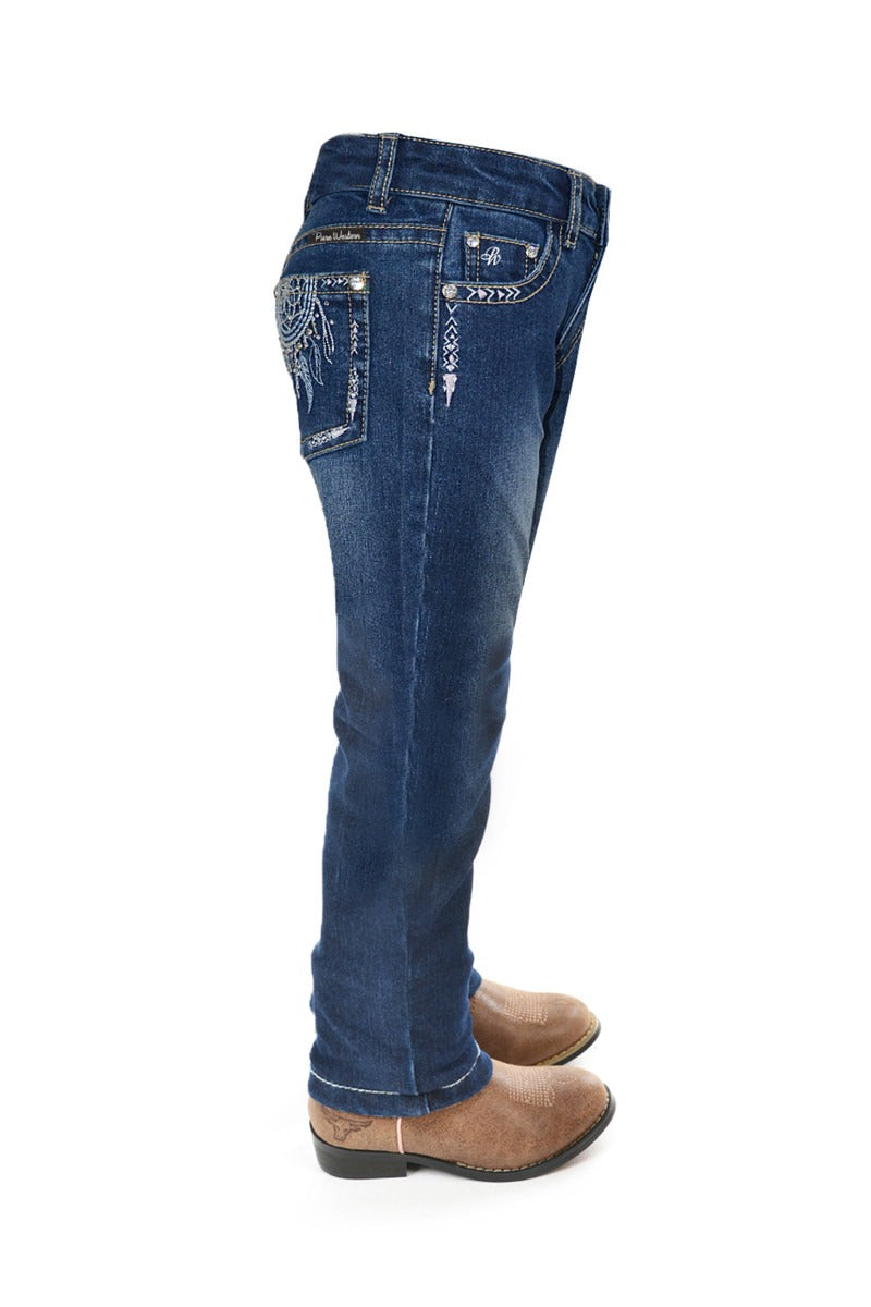 Pure Western - GIRLS Trudy Slim Leg Jean