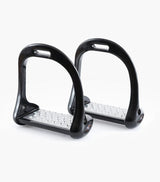 Black Premier Equine Jopollo Aluminium Performance Stirrups