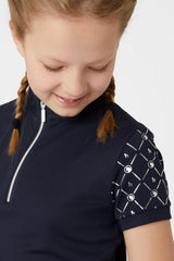 Horze Fia Kids Training/Show Shirt with Short Sleeves